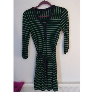 Tommy Hilfiger Striped wrap type dress